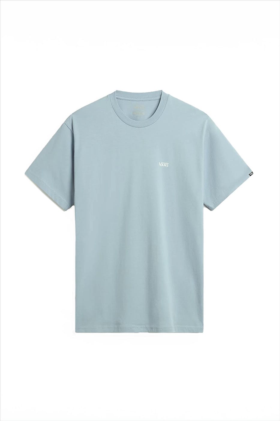 Vans  - Lichtblauwe Left Chest Logo T-shirt