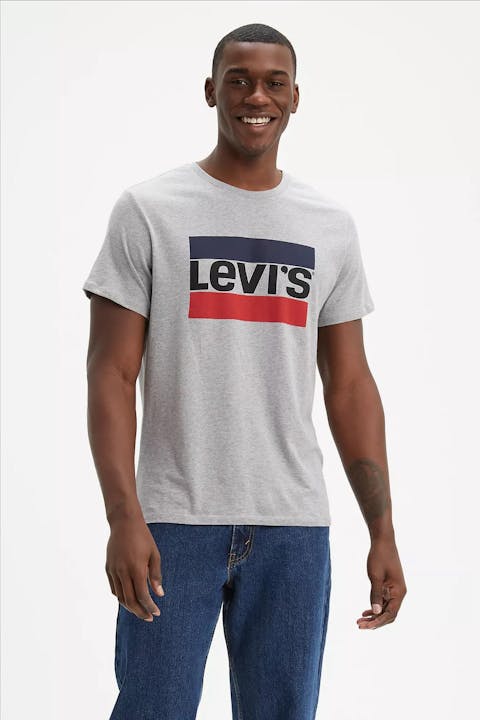 Levi's - Lichtgrijze Sportswear Logo T-shirt