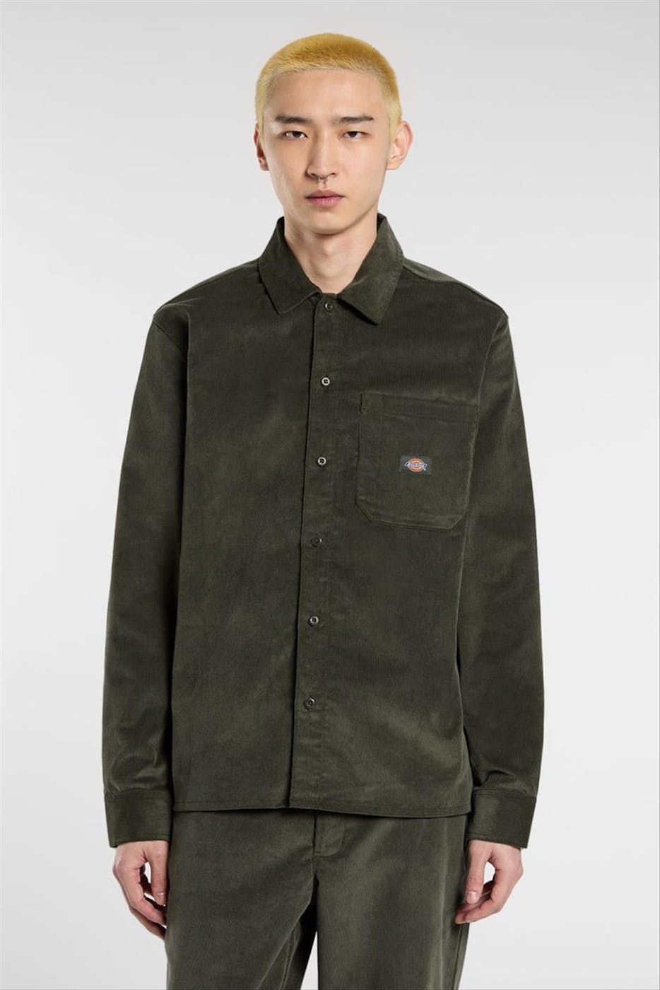 Dickies - Donkergroen Corduroy hemd
