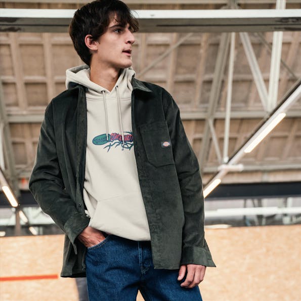 Dickies - Donkergroen Corduroy hemd