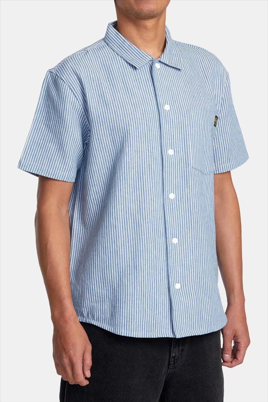 RVCA - Blauw Dayshift Stripe hemd