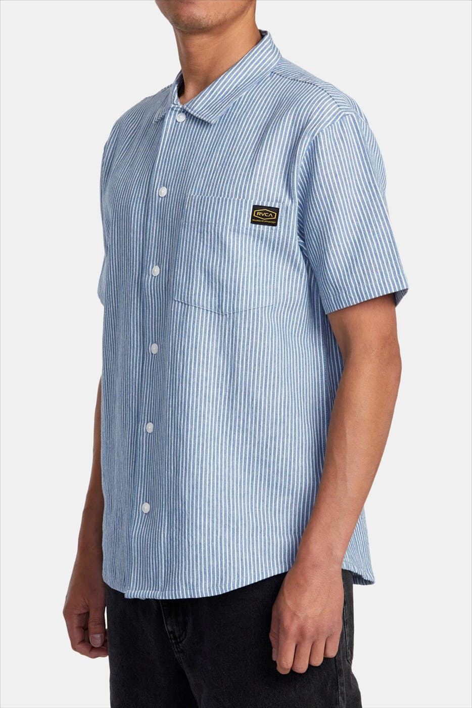 RVCA - Blauw Dayshift Stripe hemd