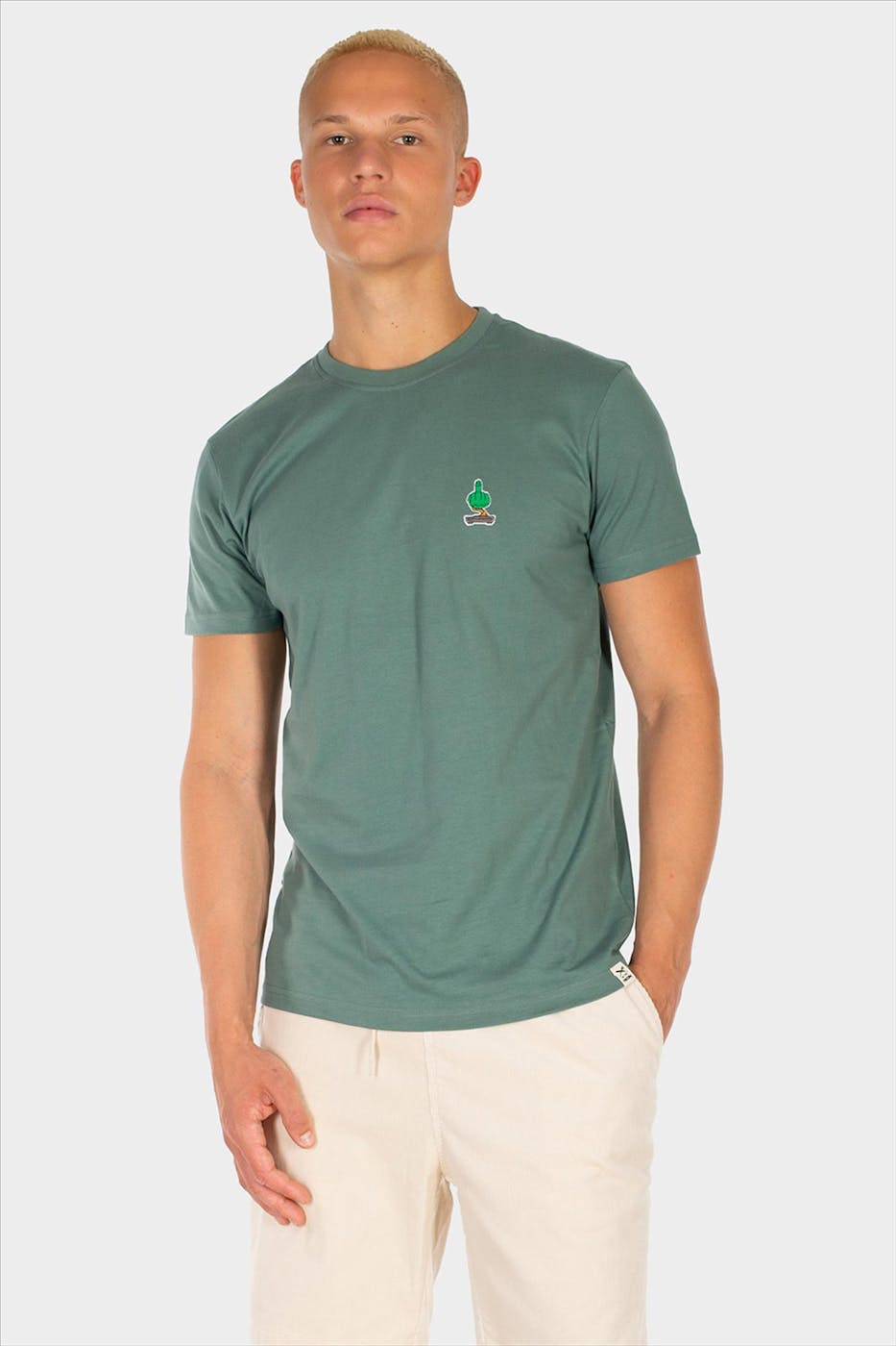 Iriedaily - Groene Bonsi Finger T-shirt
