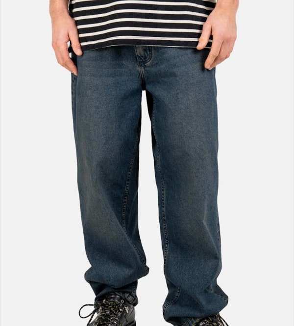 Reell - Donkerblauwe Baggy jeans