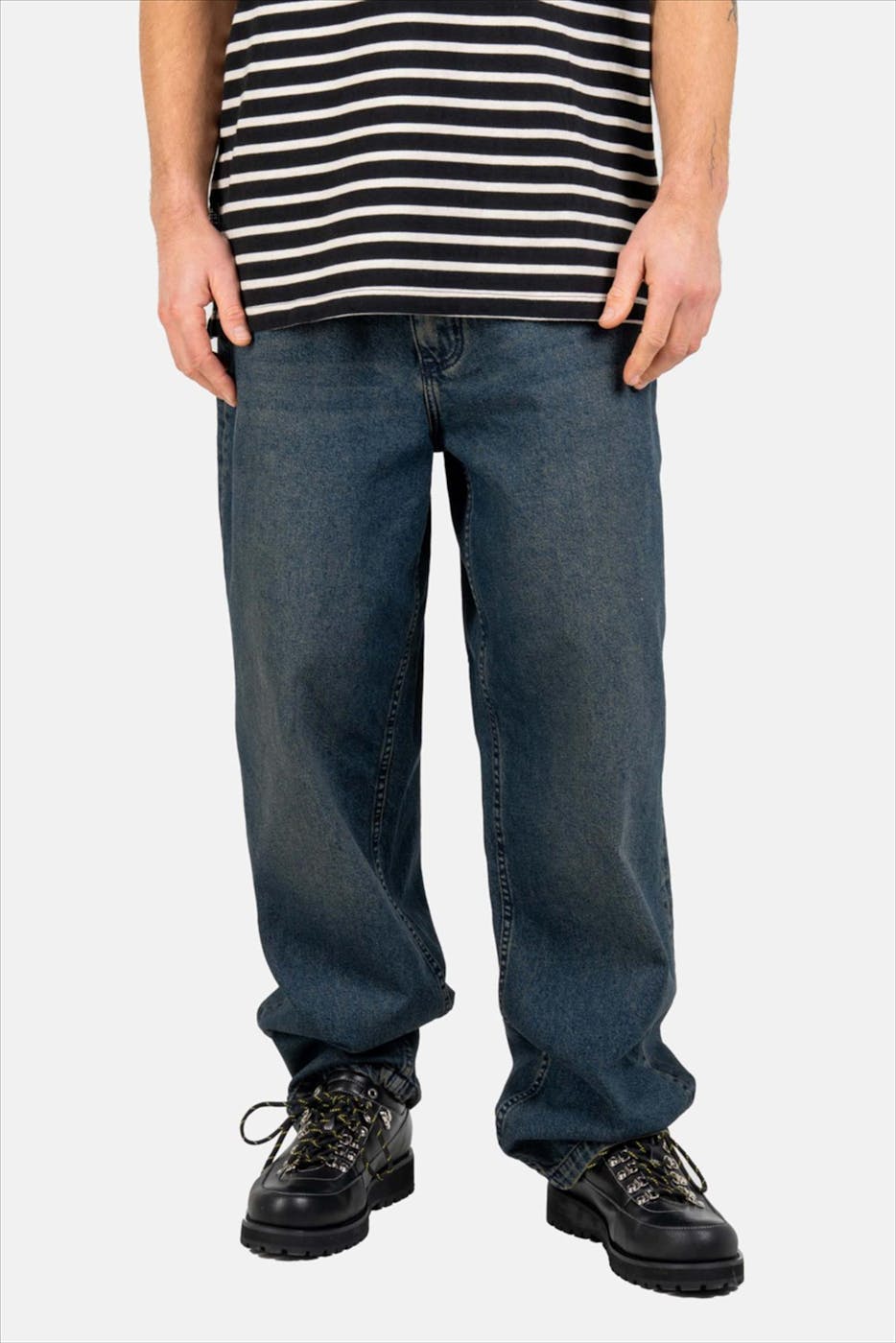 Reell - Donkerblauwe Baggy jeans