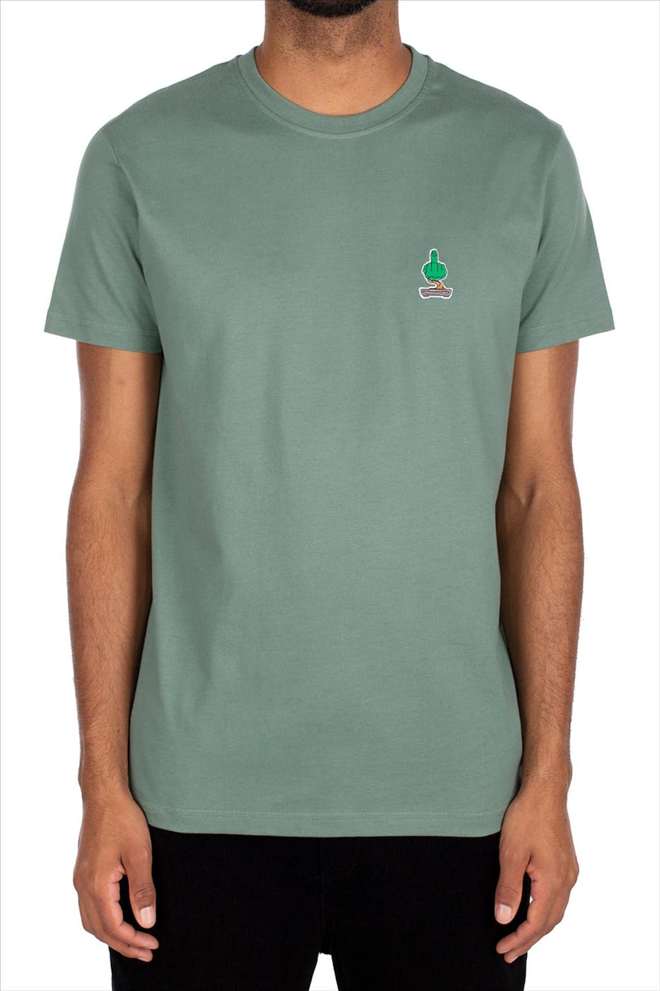 Iriedaily - Groene Bonsi Finger T-shirt