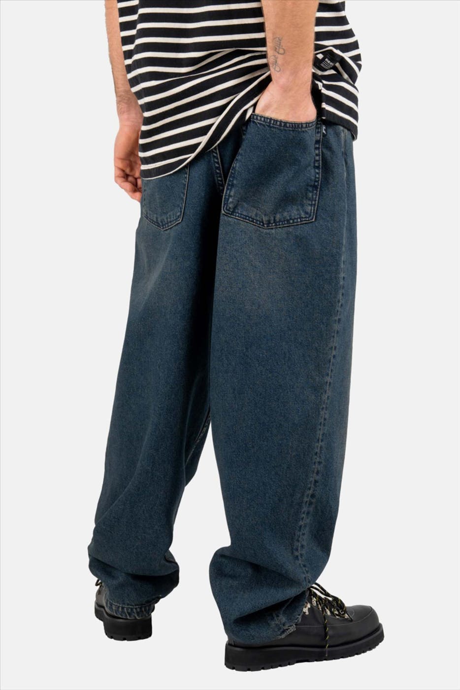 Reell - Donkerblauwe Baggy jeans