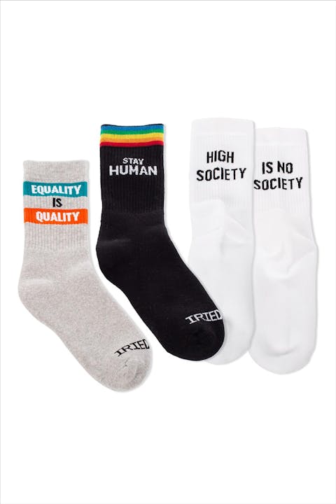 Iriedaily - Mulicolor Claim 3-pack Socks, maat 39-42