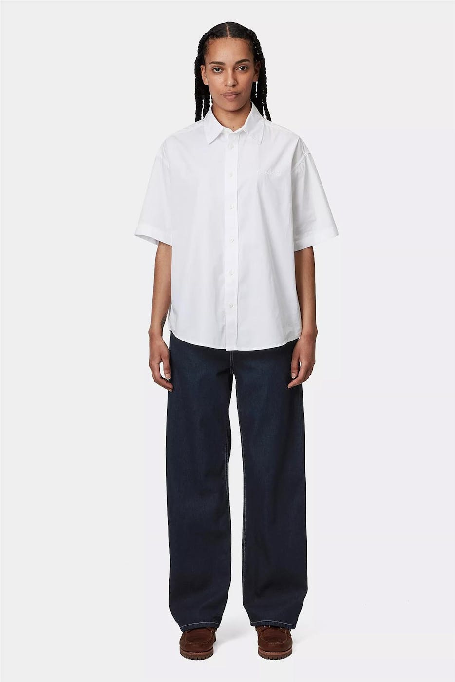 Carhartt WIP - Donkerblauwe W' Simple jeans