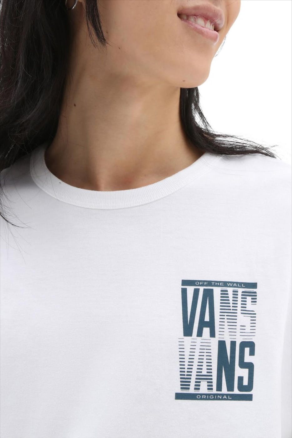 Vans  - Witte Stacked Typed T-shirt