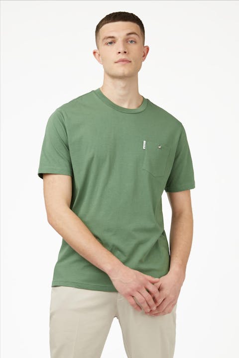 Ben Sherman - Groene Signature Pocket T-shirt