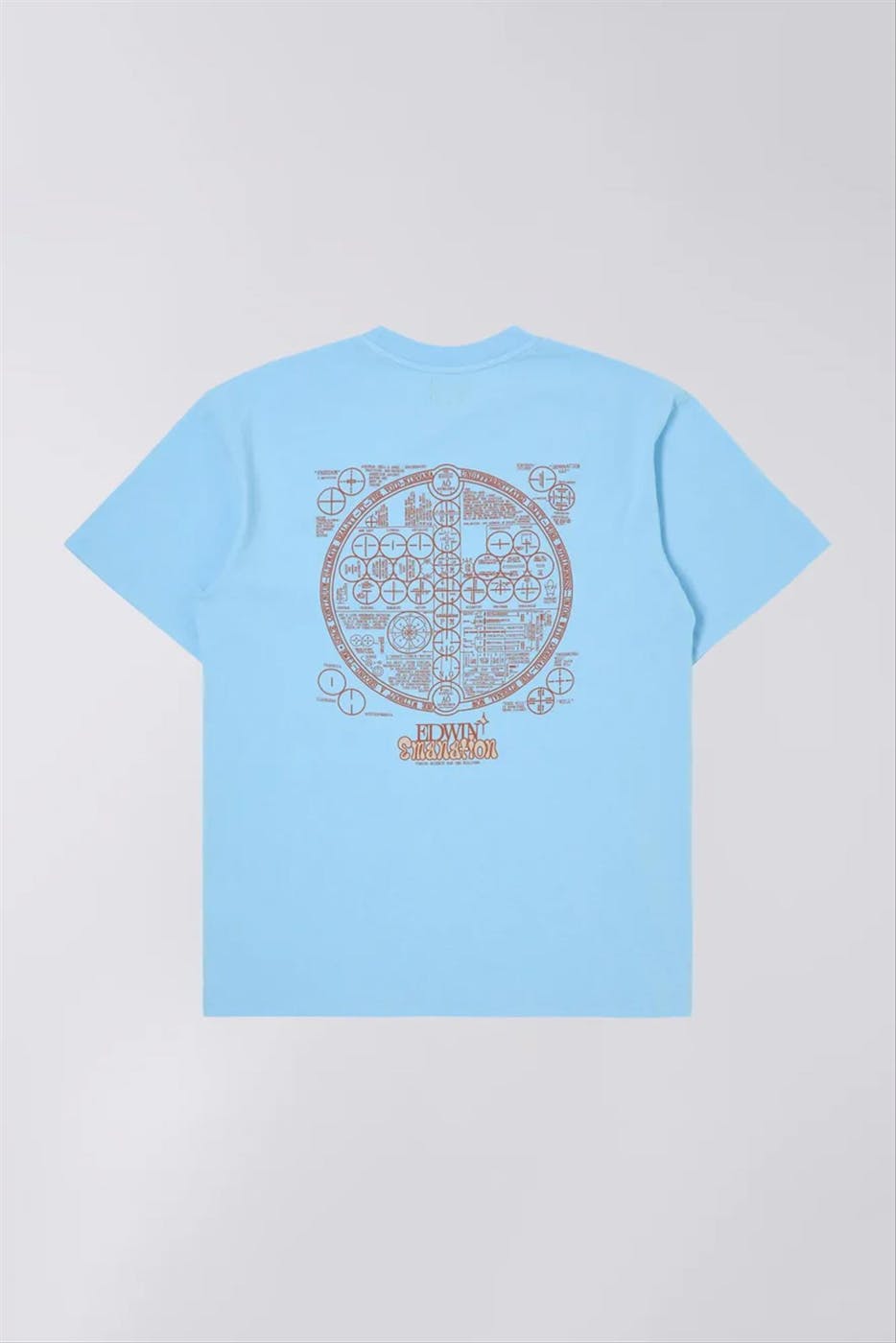 Edwin - Lichtblauwe Emanation T-shirt