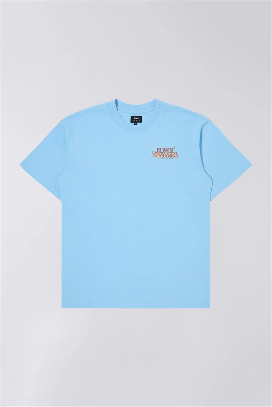 Edwin - Lichtblauwe Emanation T-shirt