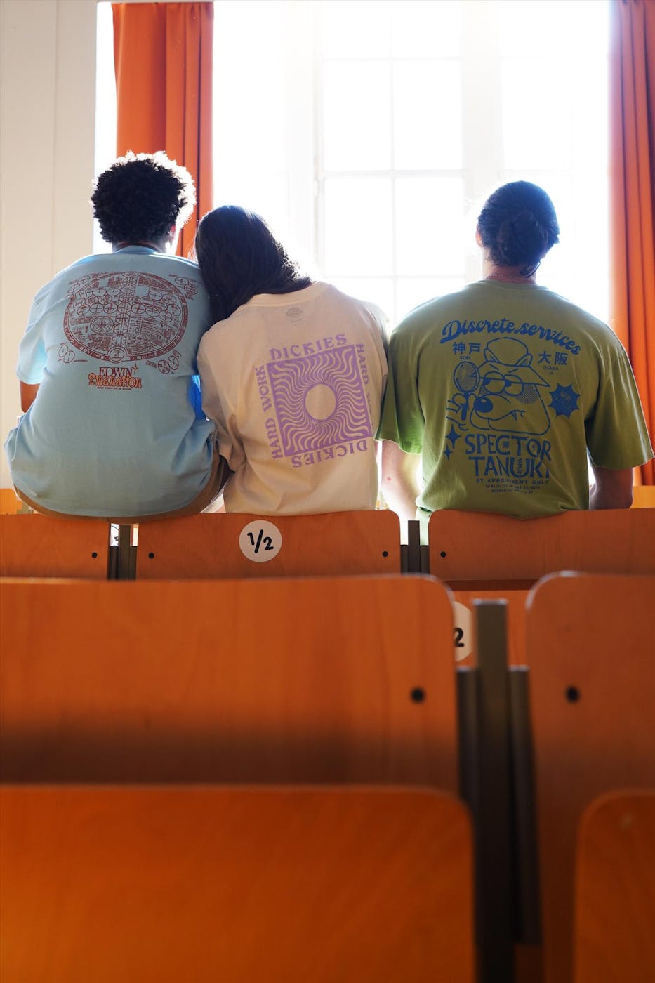 Edwin - Lichtblauwe Emanation T-shirt