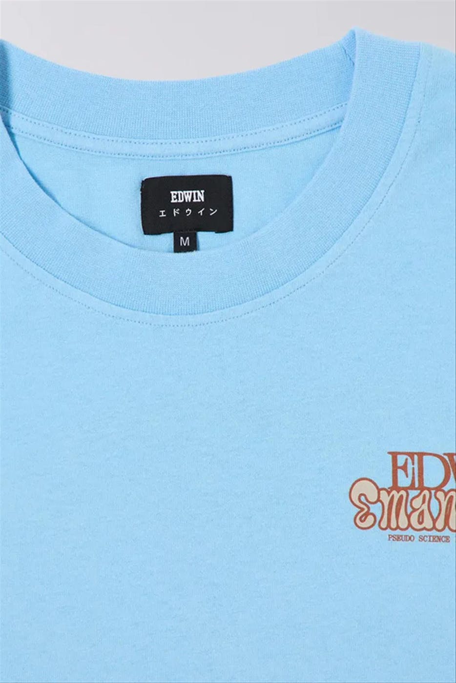 Edwin - Lichtblauwe Emanation T-shirt