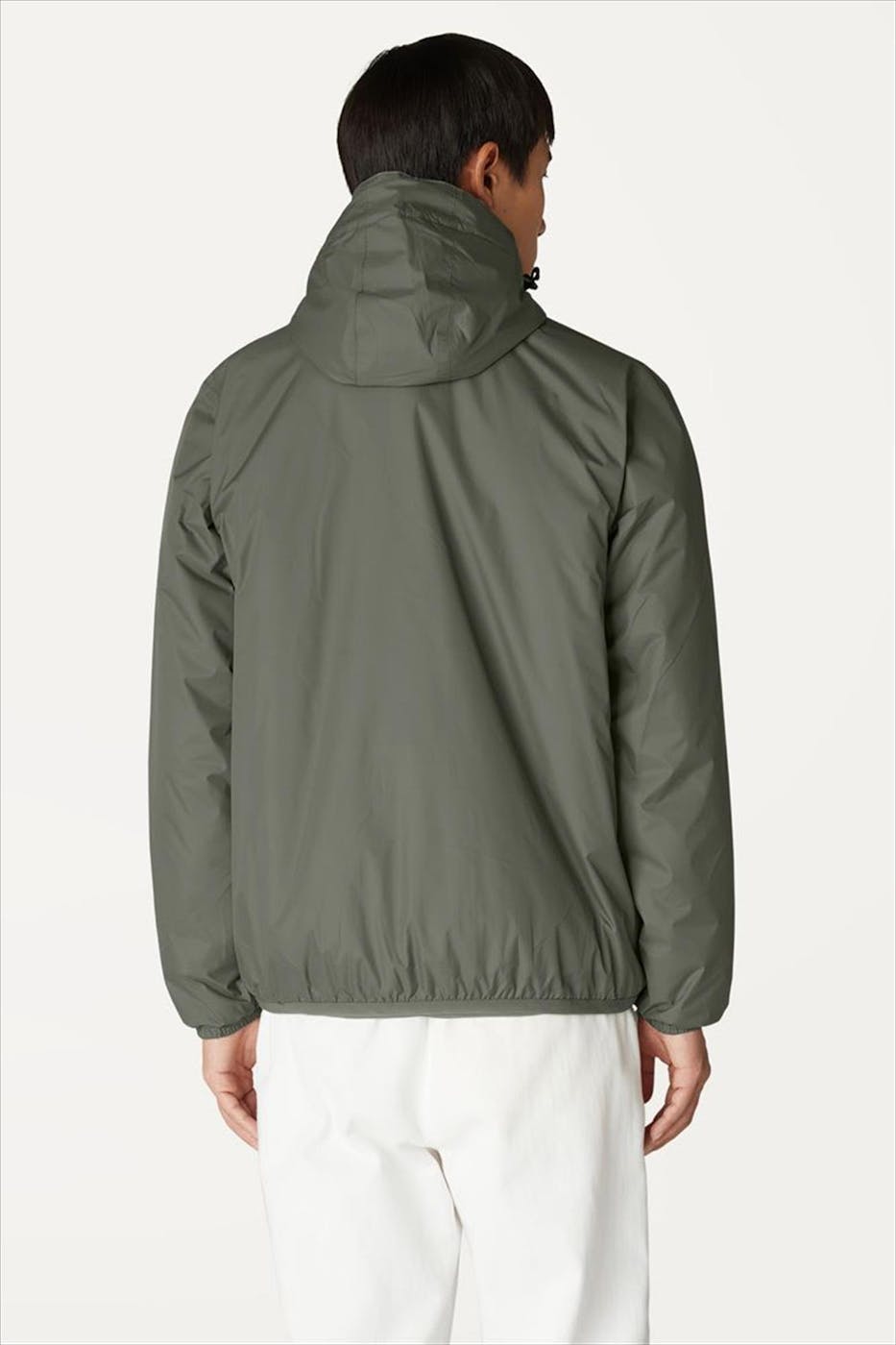 K-Way - Donkergroene Le Vrai Claude 3.0 Warm jas