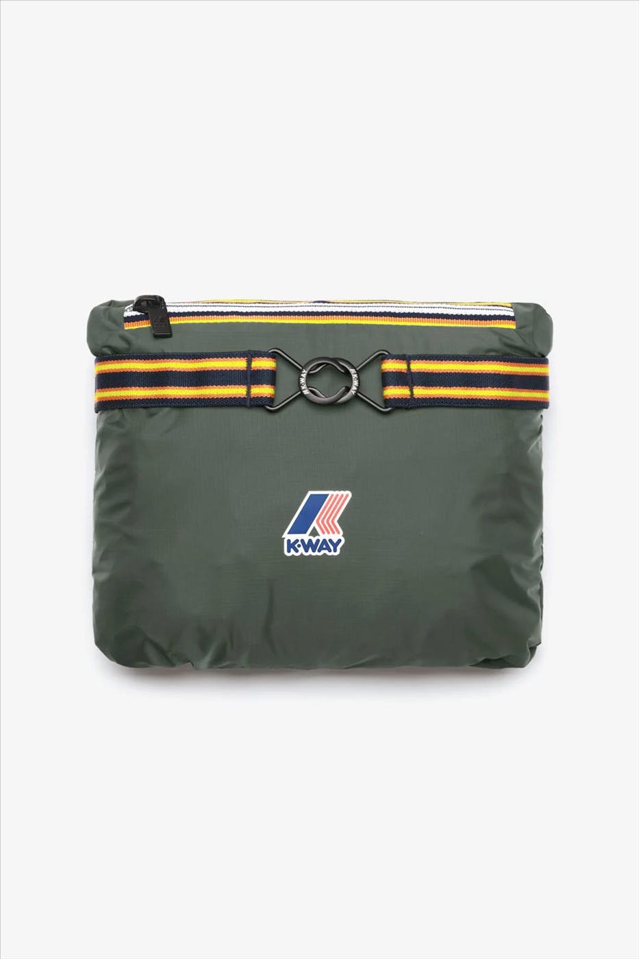 K-Way - Donkergroene Le Vrai Claude 3.0 Warm jas