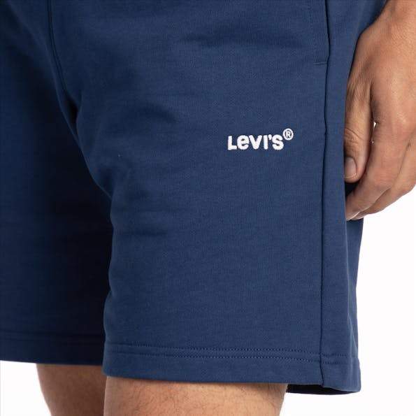Levi's - Donkerblauwe logo sweatshort