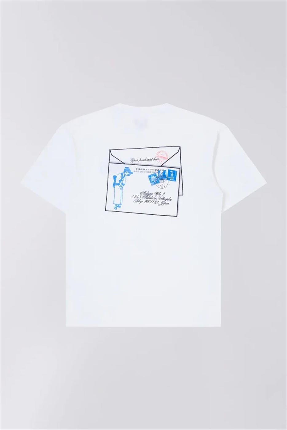 Edwin - Witte Postal T-shirt