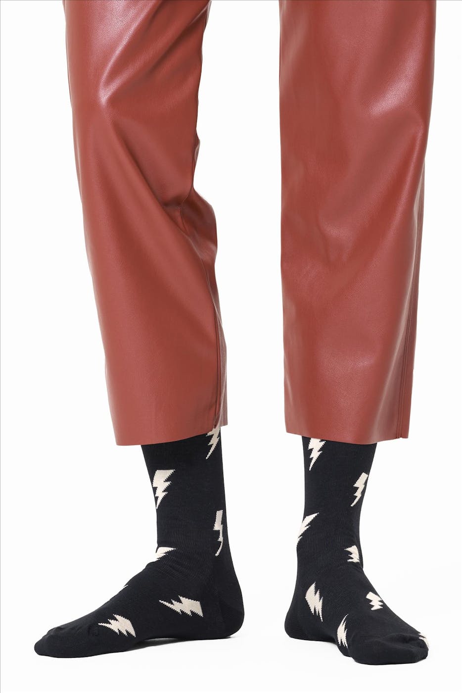 Happy Socks - Zwarte Flash sokken, maat: 36-40