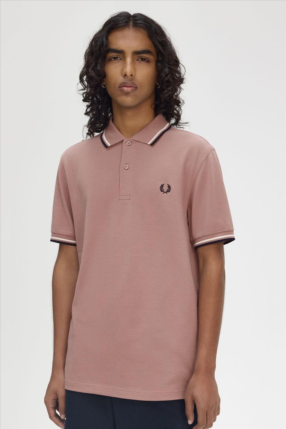 Fred Perry - Nude Twin Tipped polo
