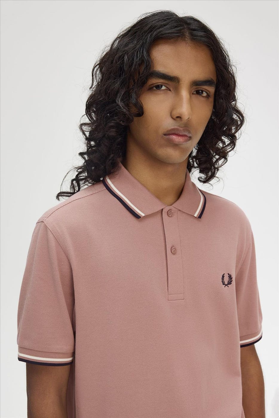 Fred Perry - Nude Twin Tipped polo