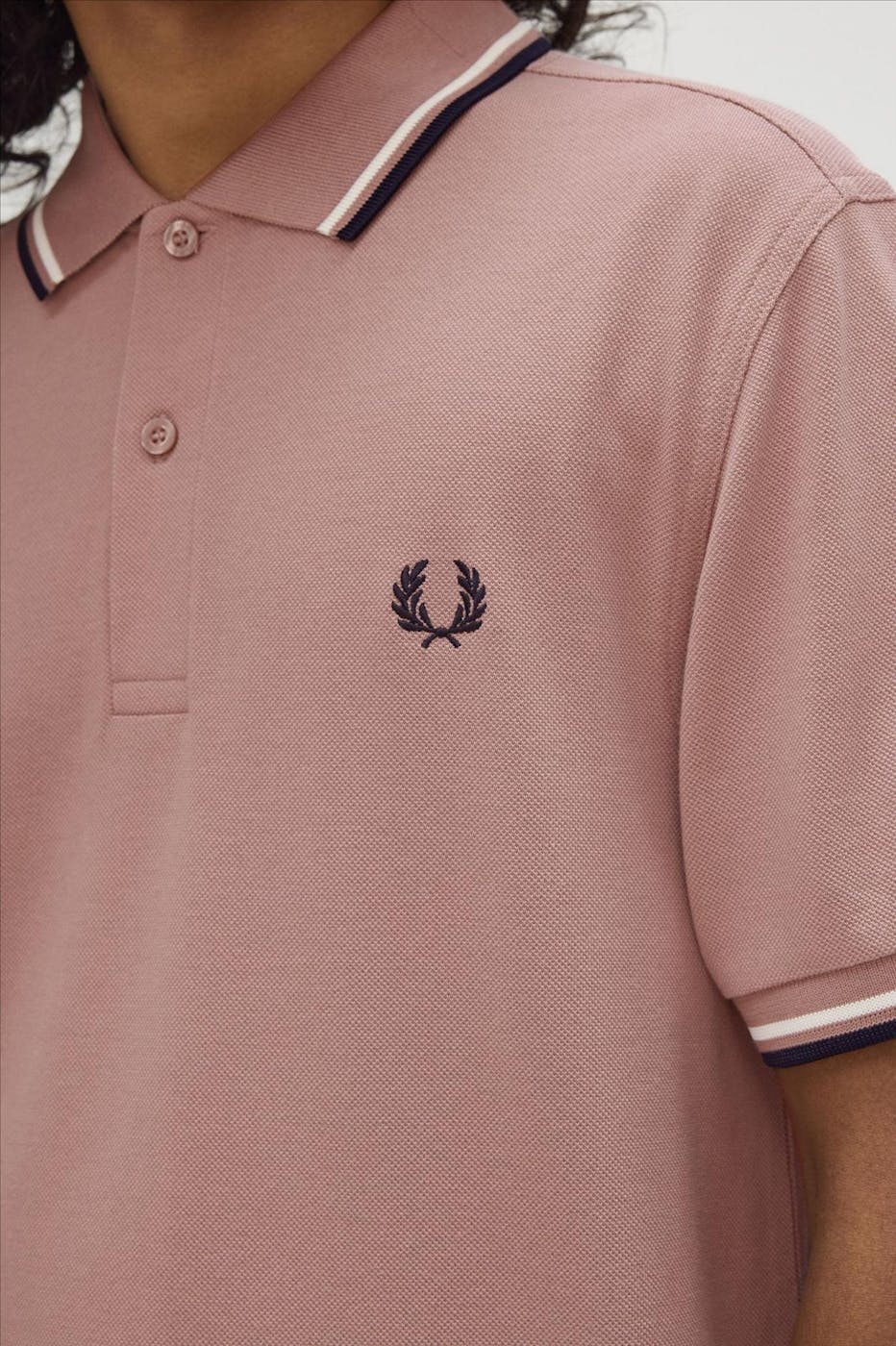 Fred Perry - Nude Twin Tipped polo