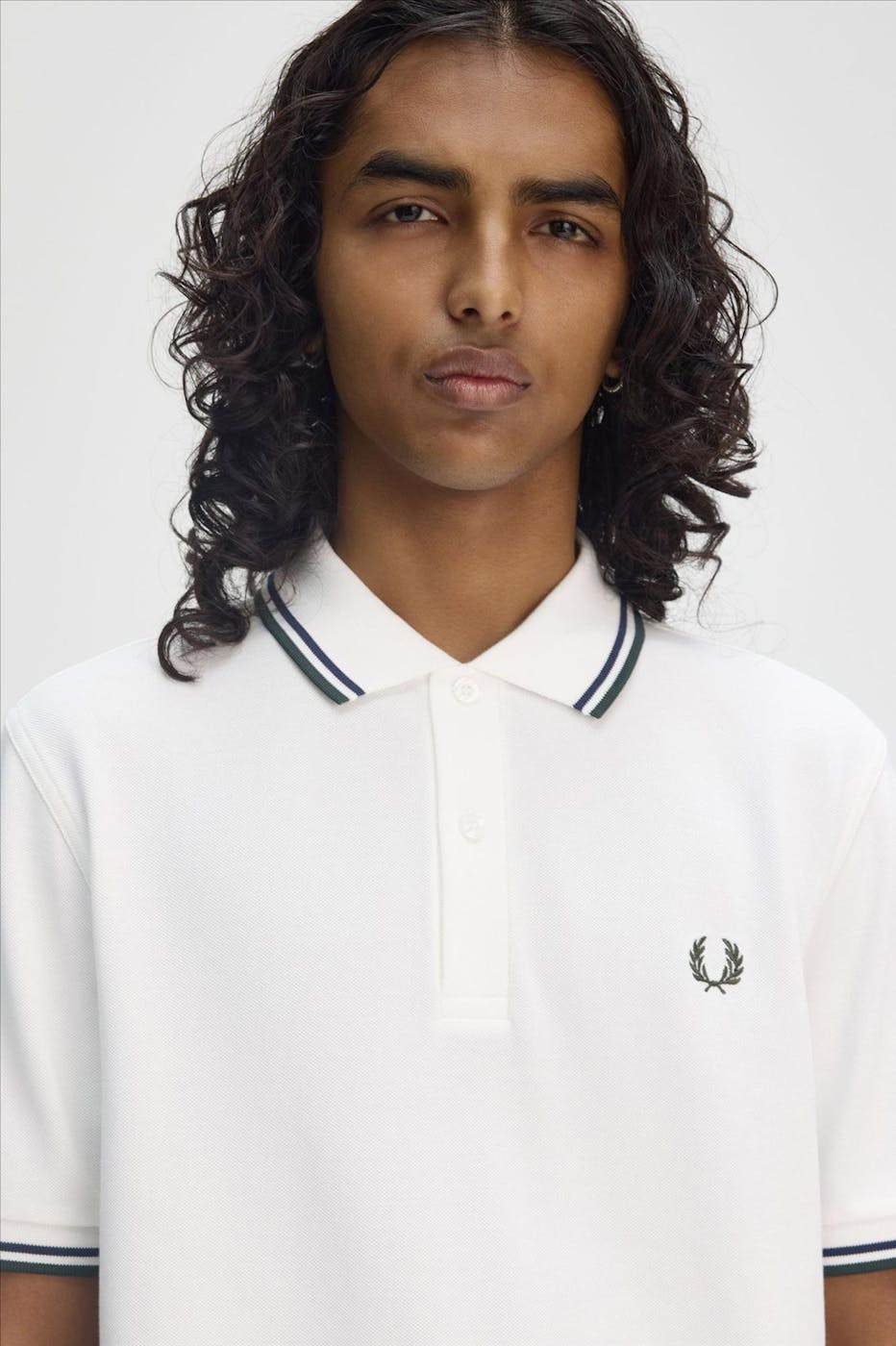 Fred Perry - Witte Twin Tipped polo