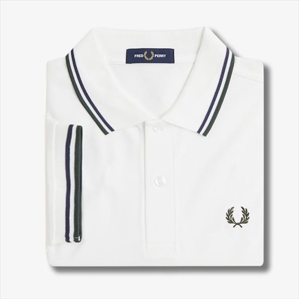 Fred Perry - Witte Twin Tipped polo