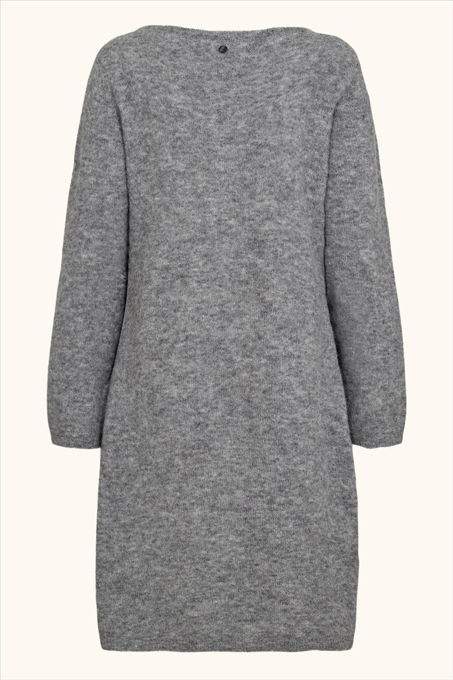 Nümph - Grijze Riette Boatneck jurk