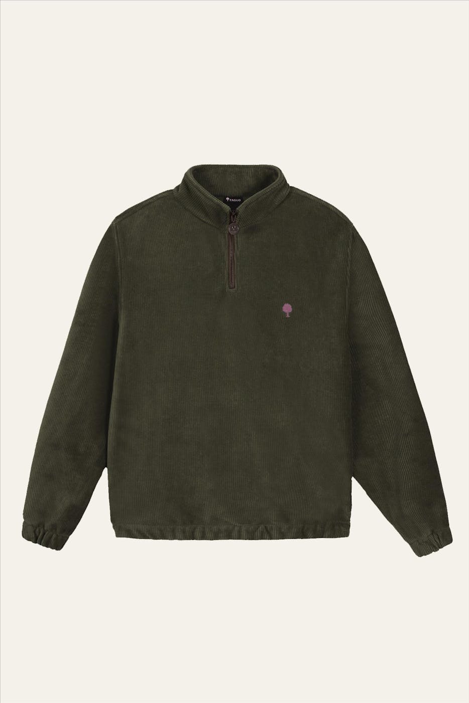 Faguo - Donkergroene Amboise sweater