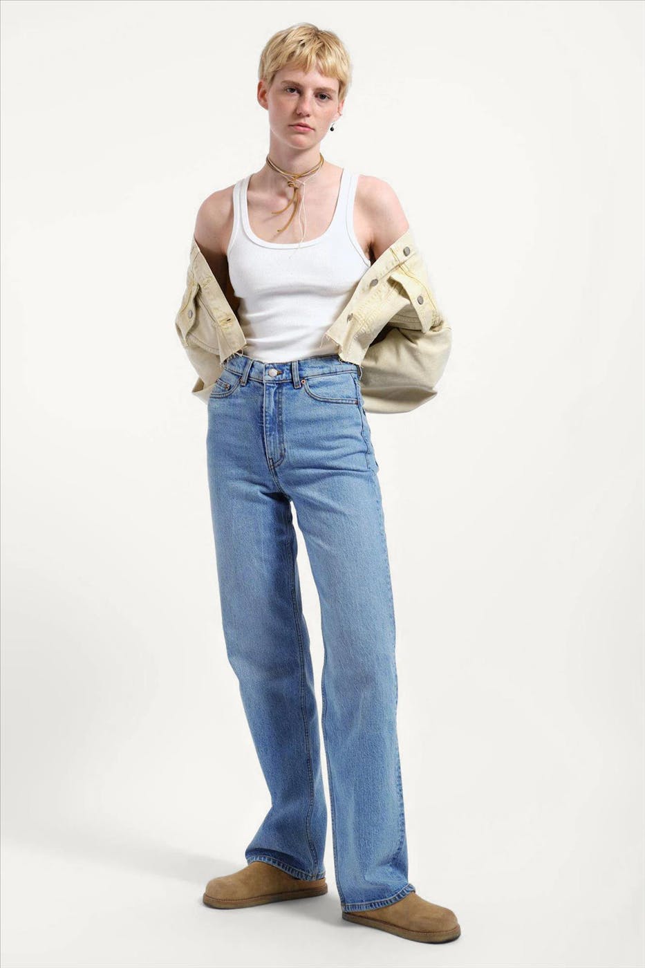 Dr. Denim - Blauwe Echo straight jeans