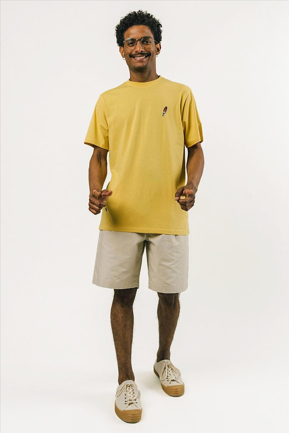 Brava - Gele Gelati Ochre T-shirt