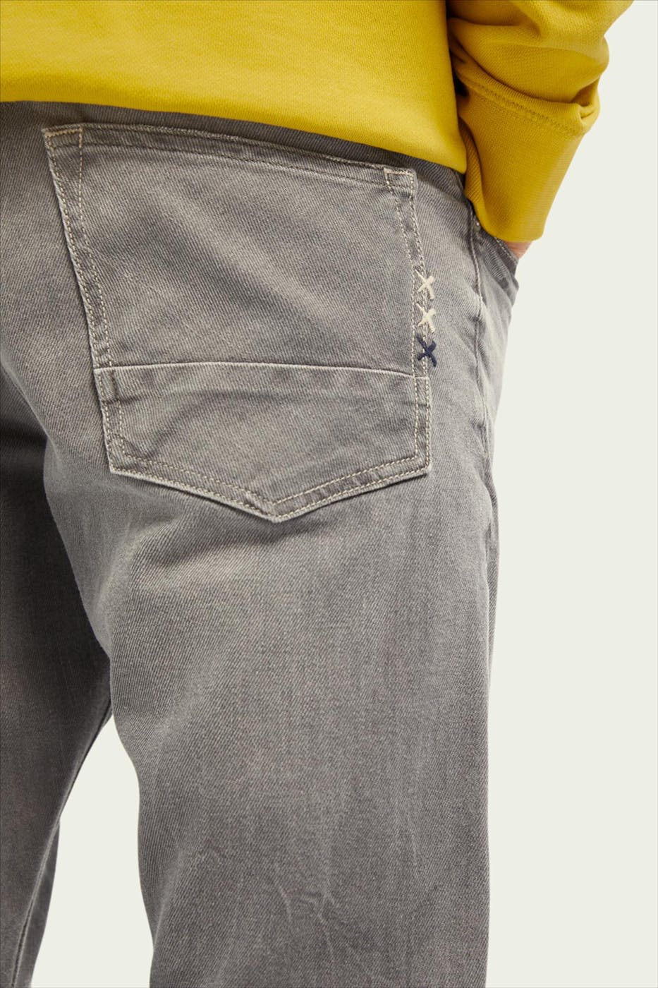 Scotch & Soda - Grijze Ralston slim jeans