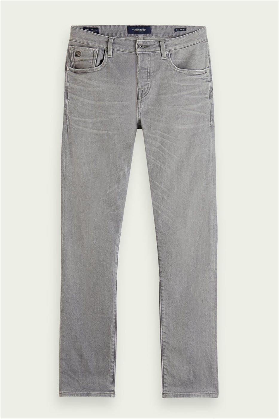 Scotch & Soda - Grijze Ralston slim jeans