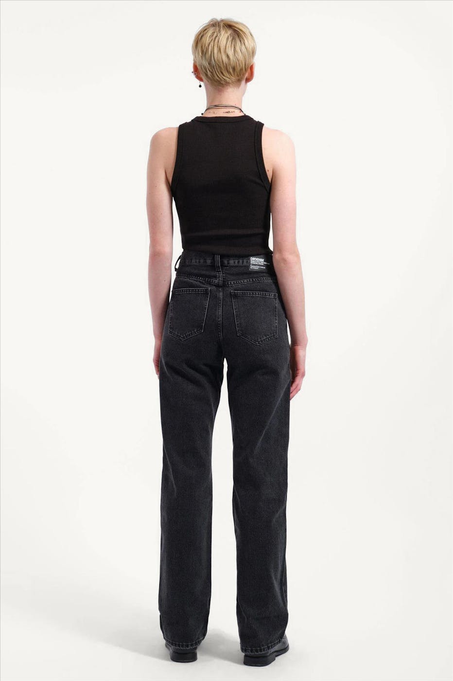 Dr. Denim - Zwarte Retro Echo straight jeans