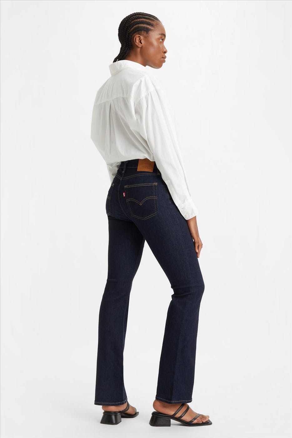 Levi's - Donkerblauwe 725 Bootcut jeans
