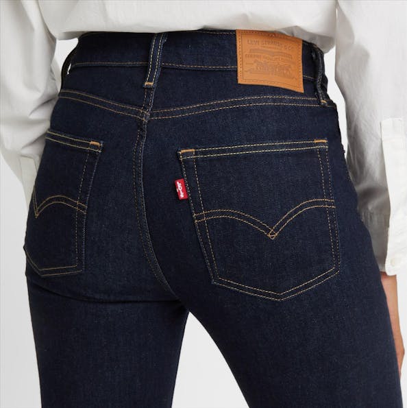 Levi's - Donkerblauwe 725 Bootcut jeans