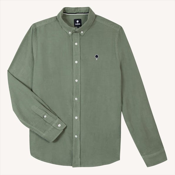 Faguo - Mintgroen Ivoy hemd