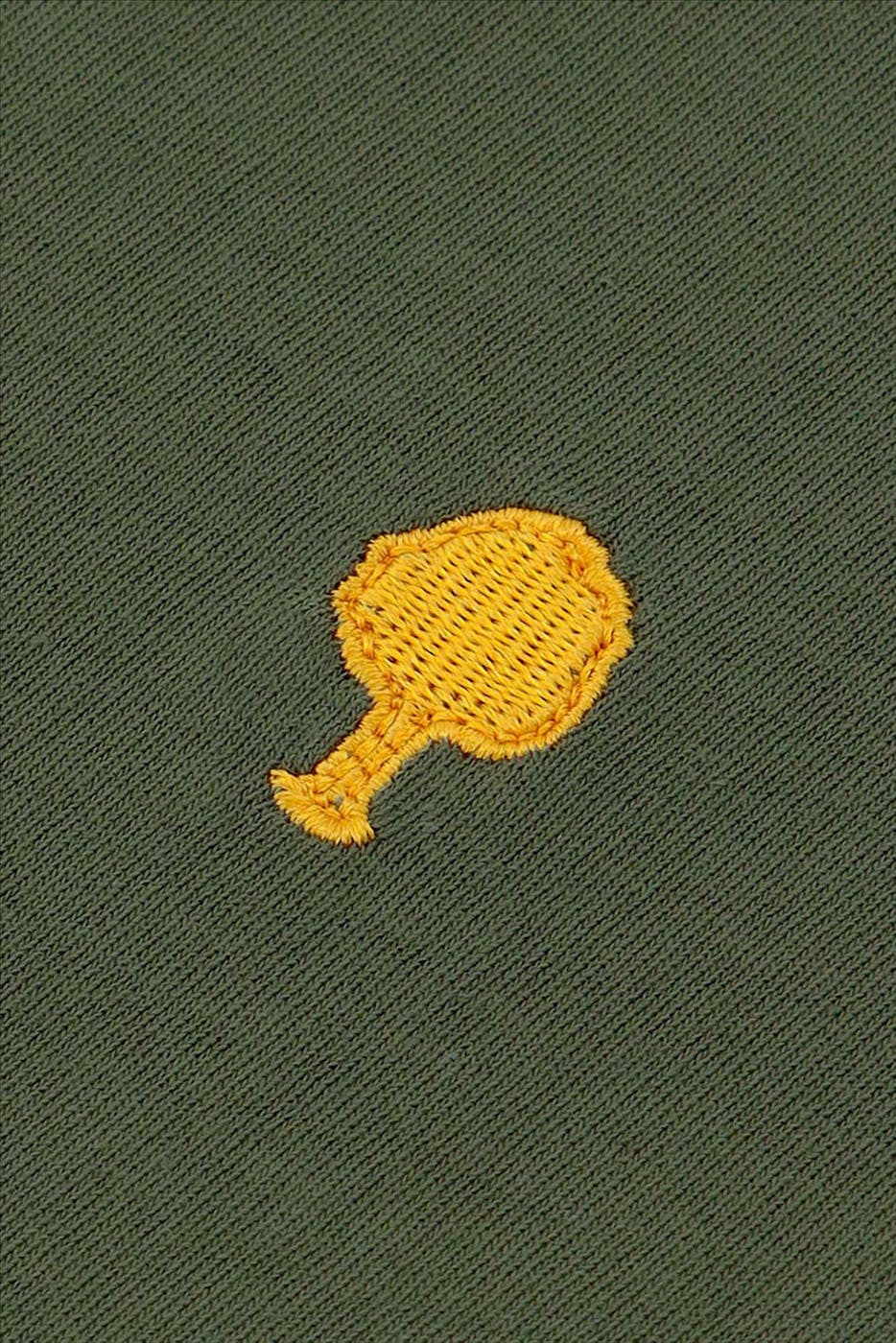 Faguo - Olijfgroene Arcy T-shirt