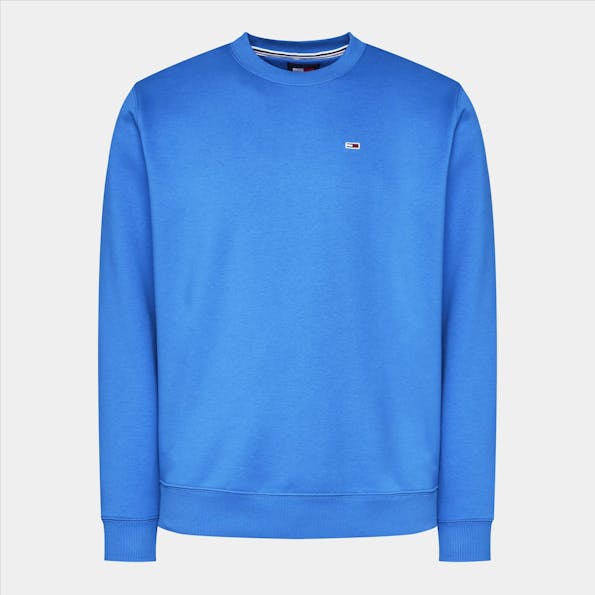 Tommy Jeans - Middenblauwe Regular Fleece sweater
