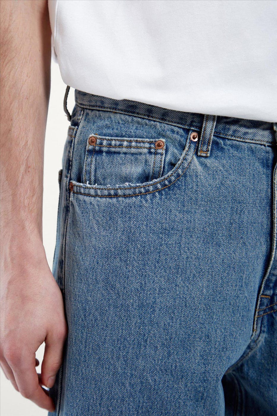 Dr. Denim - Blauwe Retro Omar wide jeans