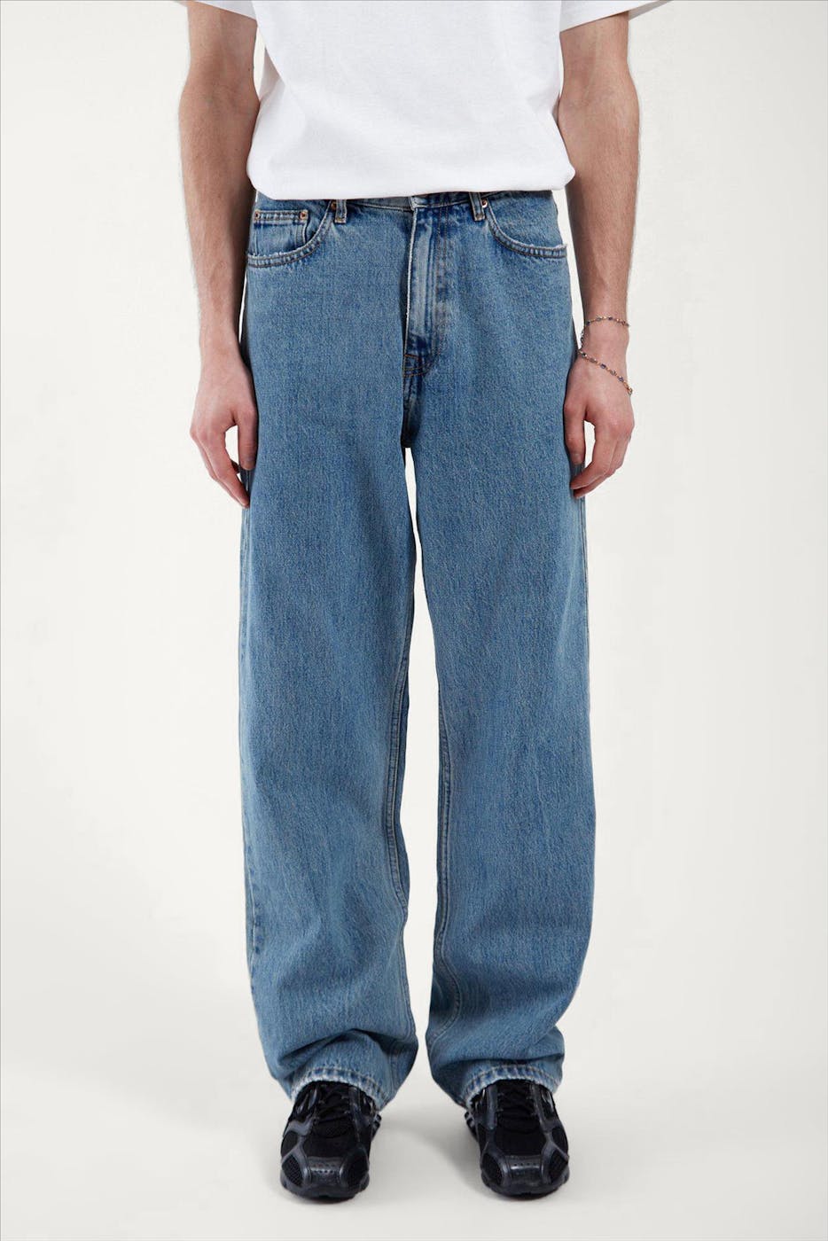 Dr. Denim - Blauwe Retro Omar wide jeans