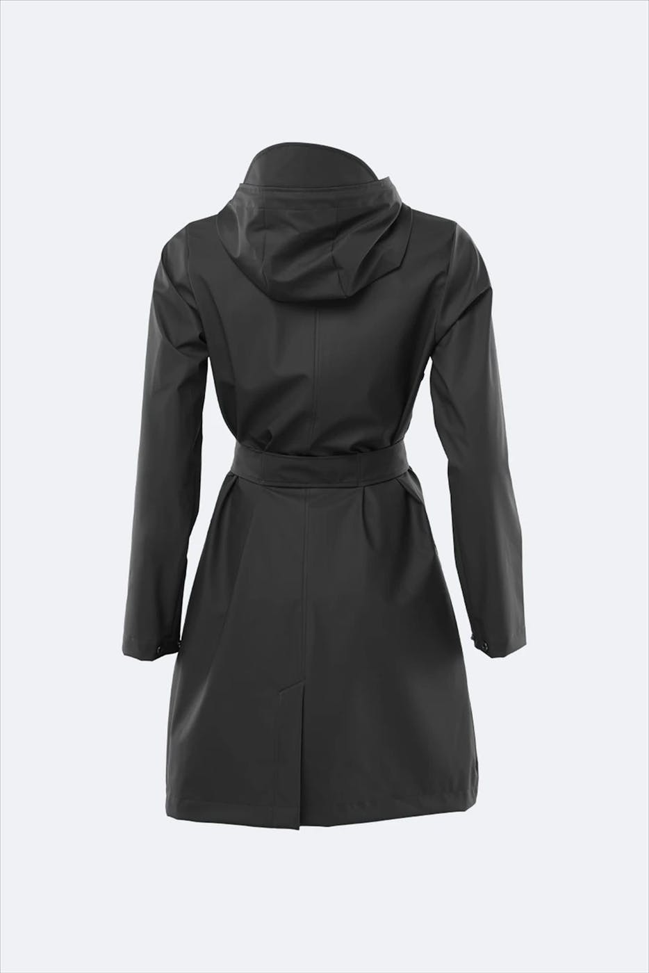 RAINS - Zwarte Belt Jacket regenjas