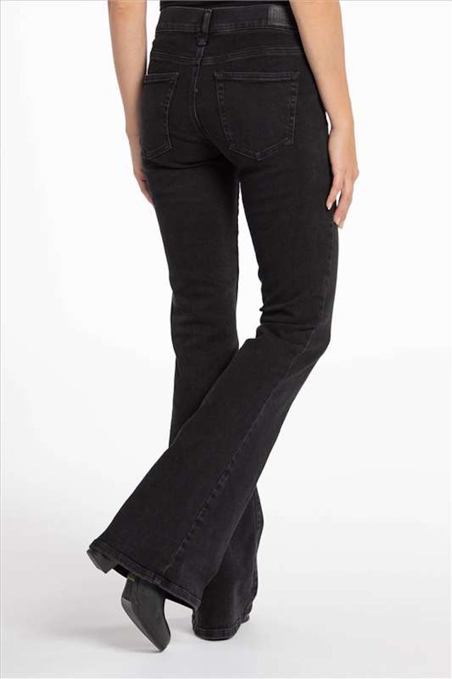 Diesel - Zwarte D-Ebbey flared jeans
