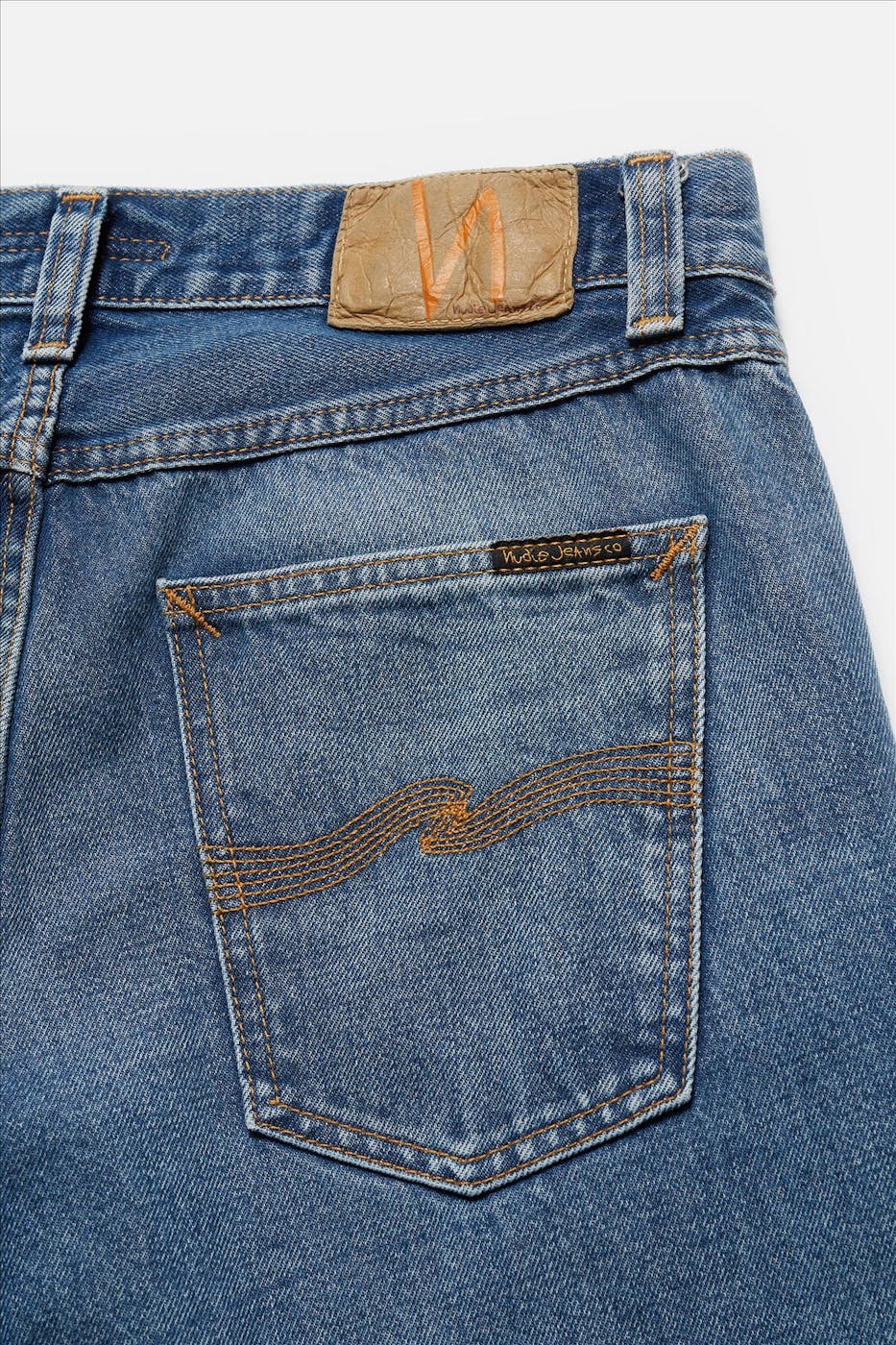 Nudie Jeans Co. - Blauwe Gritty Jackson jeans