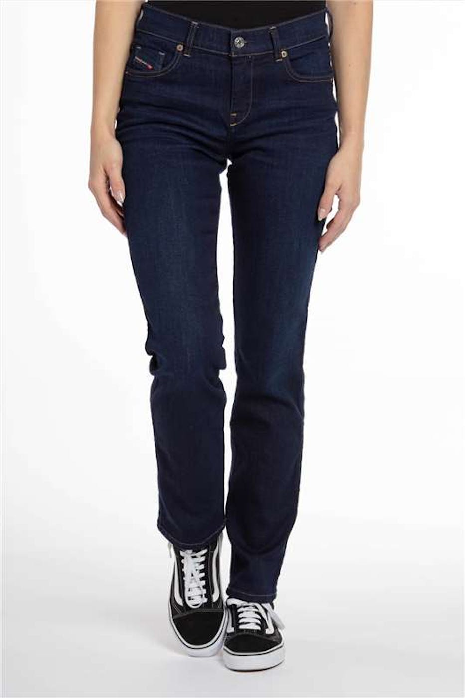 Diesel - Donkerblauwe D-Sandy straight slim jeans
