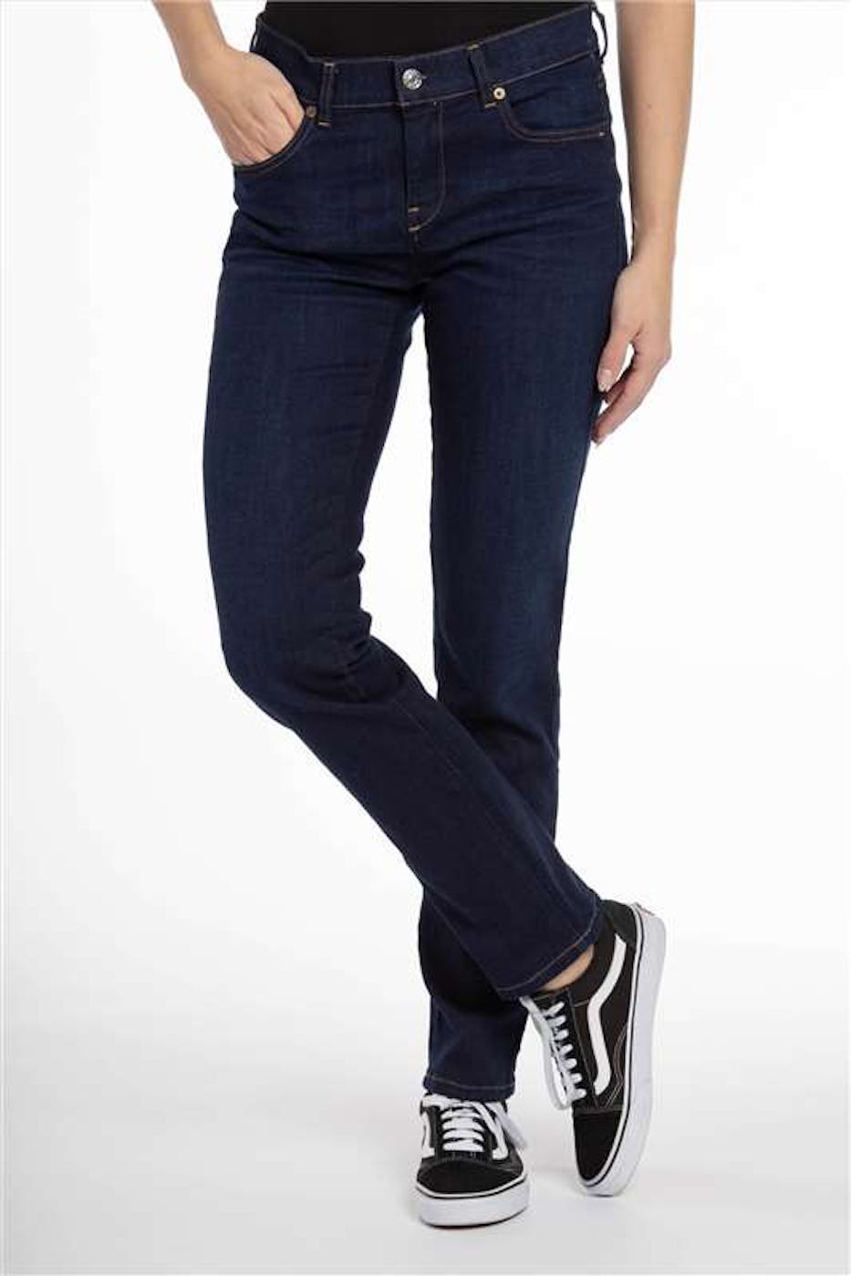 Diesel - Donkerblauwe D-Sandy straight slim jeans