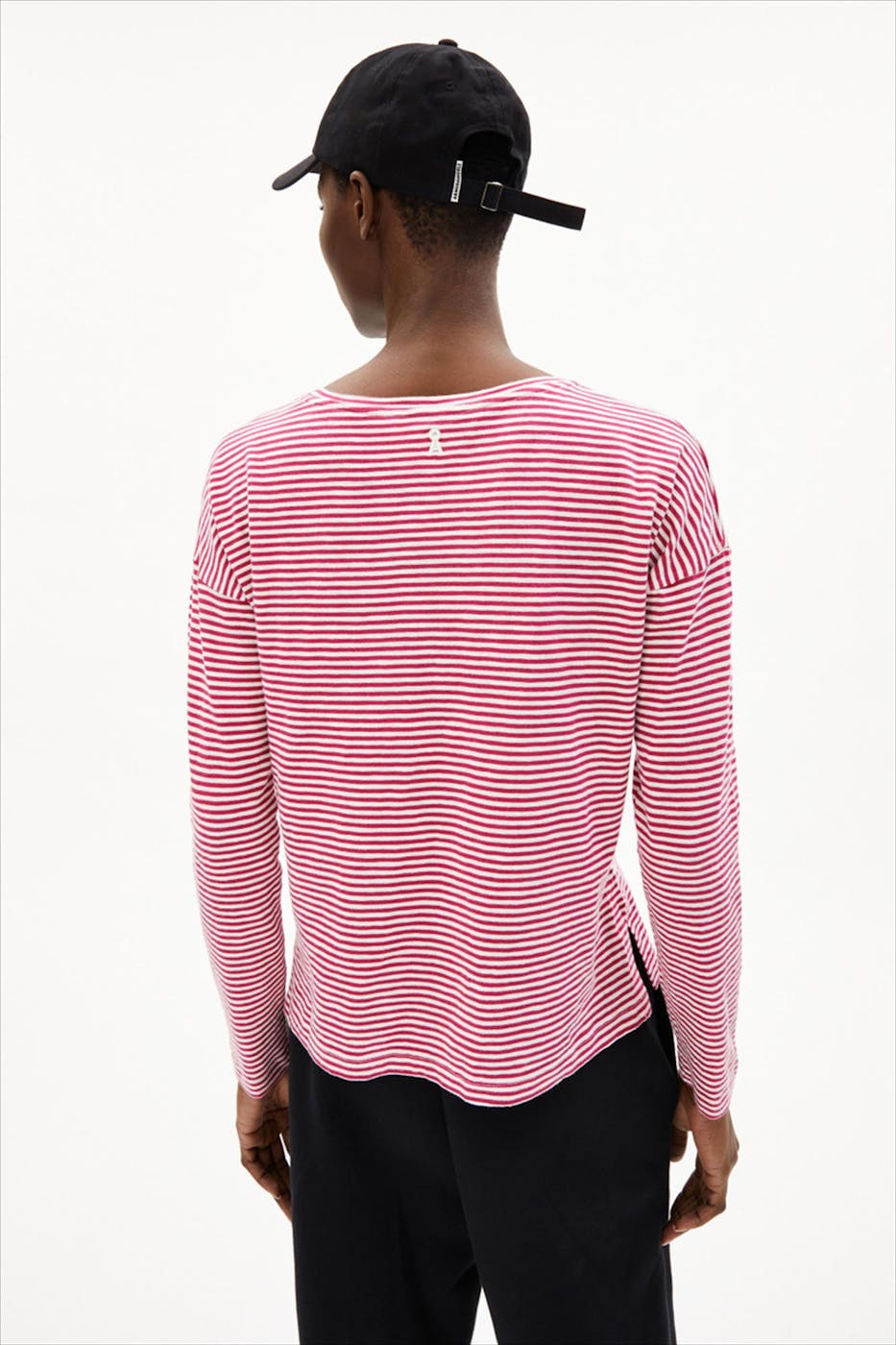 Armed Angels - Fushia-Ecru Xianaa Lovely longsleeve