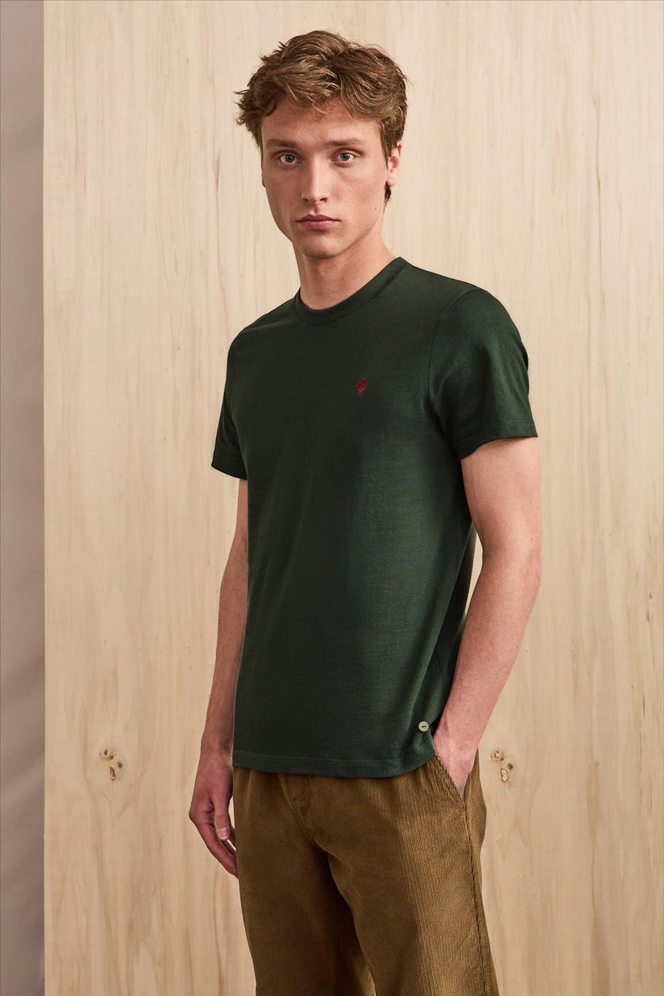 Faguo - Donkergroene Arcy T-shirt